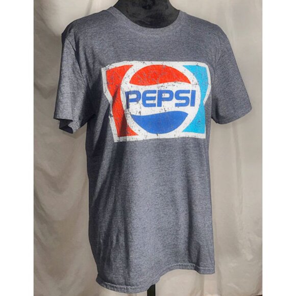 Pepsi Tops - Pepsi T-Shirt, Gray Size Medium